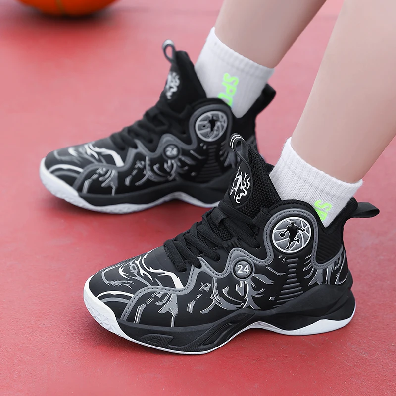 Kids Versatile Stylish Simple Basketball Lightweight Supportive Ankle Anti Wear Breathable Mesh Daily Outdoor Athletic Trainers
Kids Versatile Stylish Simple Basketball Lightweight Supportive Ankle Anti Wear Breathable Mesh Daily Outdoor Athletic Trainers