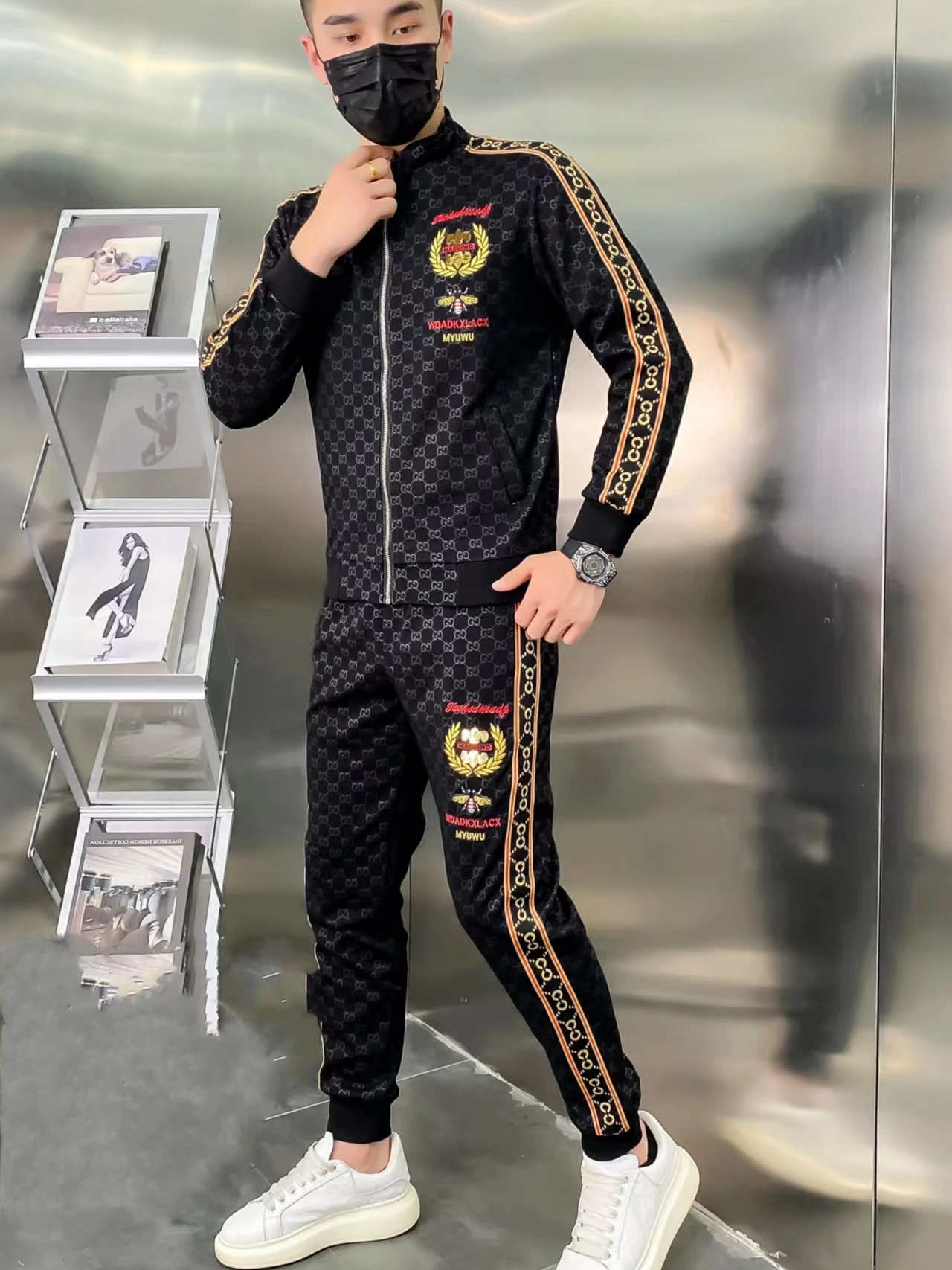 New T306 Men's Casual Sportswear Two-Piece Set Sli Simple Versatile Design Trendy Autumn Collection Long Sve Long Pants
New T306 Men's Casual Sportswear Two-Piece Set Sli Simple Versatile Design Trendy Autumn Collection Long Sve Long Pants