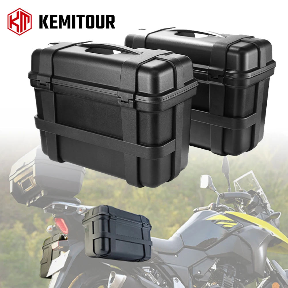 Universal Motorcycle Hard Side Boxes Saddle Bag with Mount Kit ABS Plastic Side Cases with Top Lid Opening Hard Saddlebags Boxes
Universal Motorcycle Hard Side Boxes Saddle Bag with Mount Kit ABS Plastic Side Cases with Top Lid Opening Hard Saddlebags Boxes