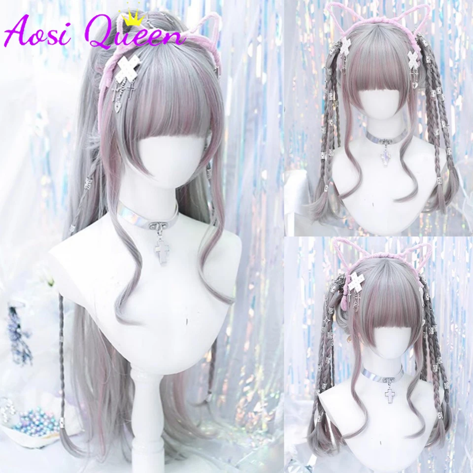 Synthetic Princess Cut Double ponytail Lolita Wig with Bangs Wig Girl Cute Ombre Blonde Black Cosplay Halloween Harajuku Wig
Synthetic Princess Cut Double ponytail Lolita Wig with Bangs Wig Girl Cute Ombre Blonde Black Cosplay Halloween Harajuku Wig