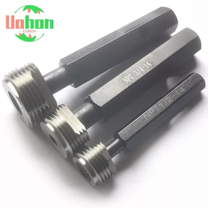 High Precision Thread Plug Gauge NPT1/8 1/4 3/8 1 1/2 Pipe Thread Plug Gauge internal Screw Gage GO NOGO
High Precision Thread Plug Gauge NPT1/8 1/4 3/8 1 1/2 Pipe Thread Plug Gauge internal Screw Gage GO NOGO