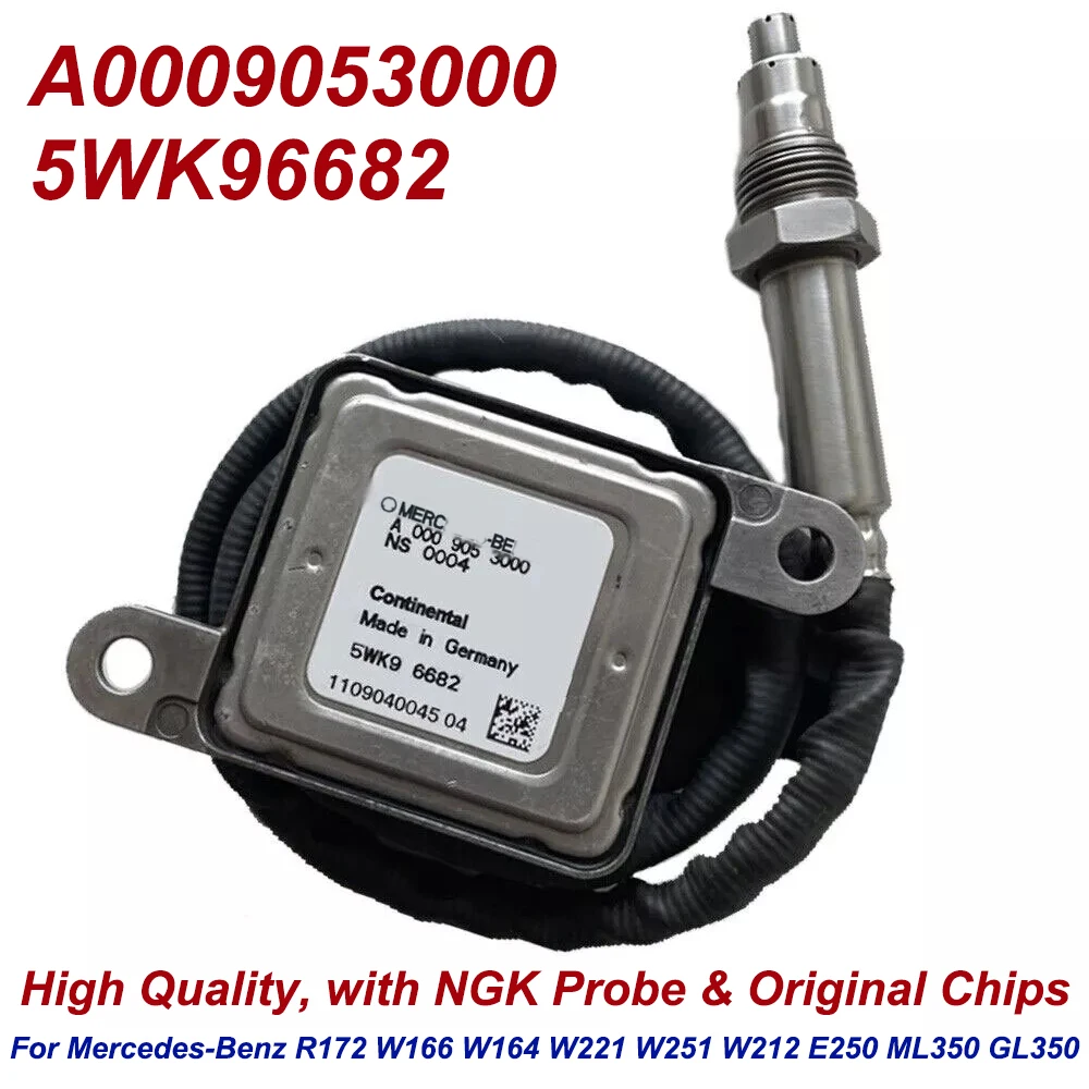 5WK96682 A0009053000 NEW Nitrogen Oxide NOx Sensor For Mercedes-Benz R172 W166 W164 W221 W251 W166 W172 W205 W212 E250 ML350
5WK96682 A0009053000 NEW Nitrogen Oxide NOx Sensor For Mercedes-Benz R172 W166 W164 W221 W251 W166 W172 W205 W212 E250 ML350