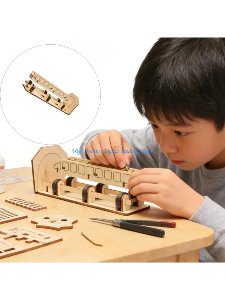 U2JE Wooden Levitation Train Model Educational STEM Toy For Kids Learning
U2JE Wooden Levitation Train Model Educational STEM Toy For Kids Learning