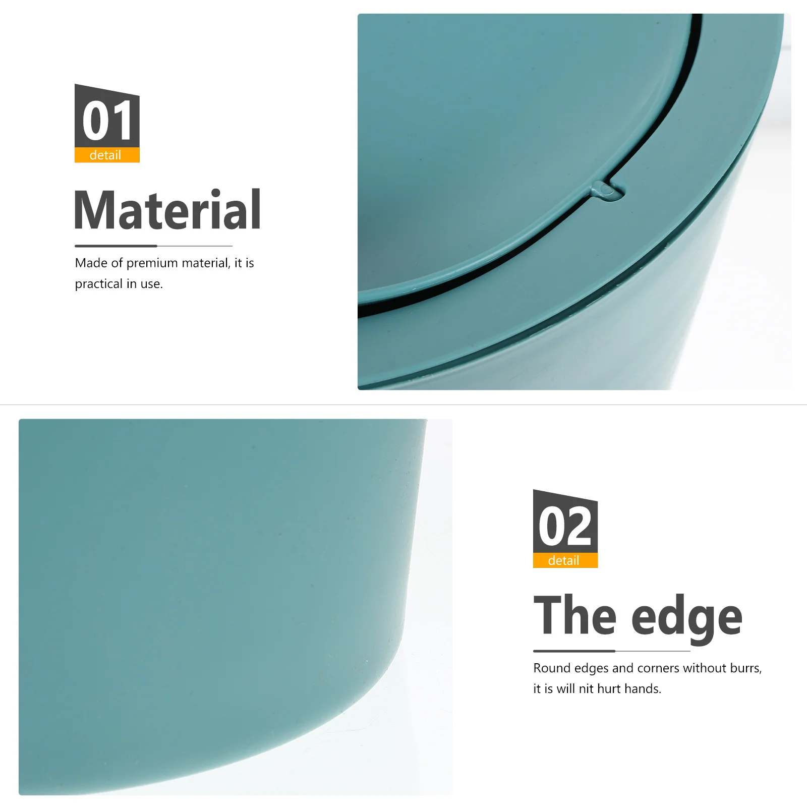 1pc Shake Lid Trash Can Blue 5L Premium Pp Smooth Edge Waste Container For Home Kitchen Bathroom Living Room Shake
1pc Shake Lid Trash Can Blue 5L Premium Pp Smooth Edge Waste Container For Home Kitchen Bathroom Living Room Shake