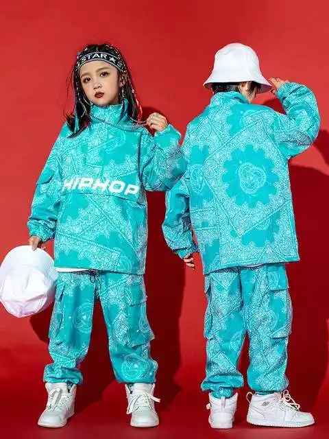 Long Sleeved Crop Tops Loose Pants Suit Children Jazz Performance Costumes Kids Hip Hop Dance Costumes Street Dance Wear
Long Sleeved Crop Tops Loose Pants Suit Children Jazz Performance Costumes Kids Hip Hop Dance Costumes Street Dance Wear