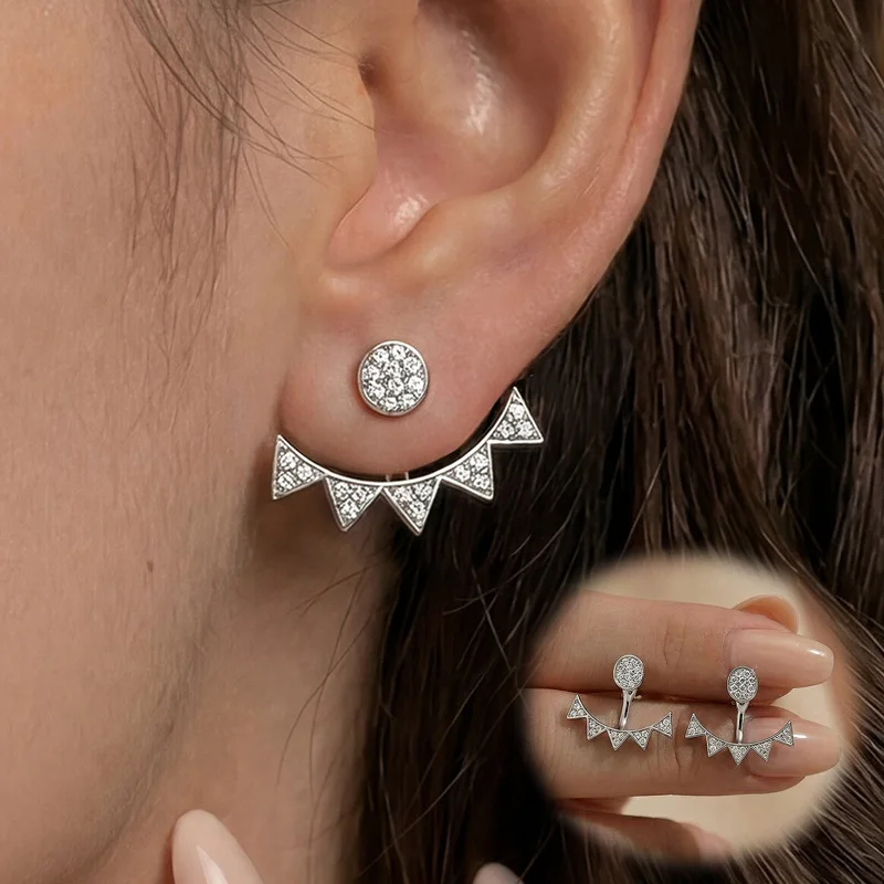 CEICI Full Moissanite Earrings for Women S925 Silver Plated 18K Gold Lab Diamond Engagement Earrings Fine Jewelry Gift
CEICI Full Moissanite Earrings for Women S925 Silver Plated 18K Gold Lab Diamond Engagement Earrings Fine Jewelry Gift