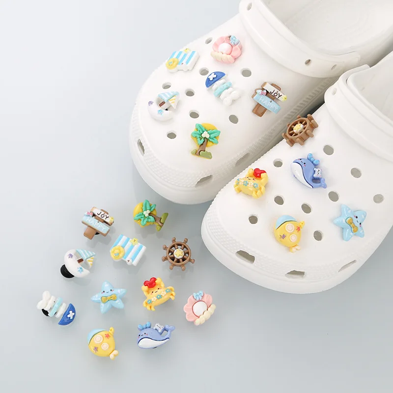Cartoon Ocean Summer Hole Shoe Charms Decorations Cute Starfish Crab Shoe Flower Shoes Buckle DIY 3D Hole Shoe Accessories
Cartoon Ocean Summer Hole Shoe Charms Decorations Cute Starfish Crab Shoe Flower Shoes Buckle DIY 3D Hole Shoe Accessories