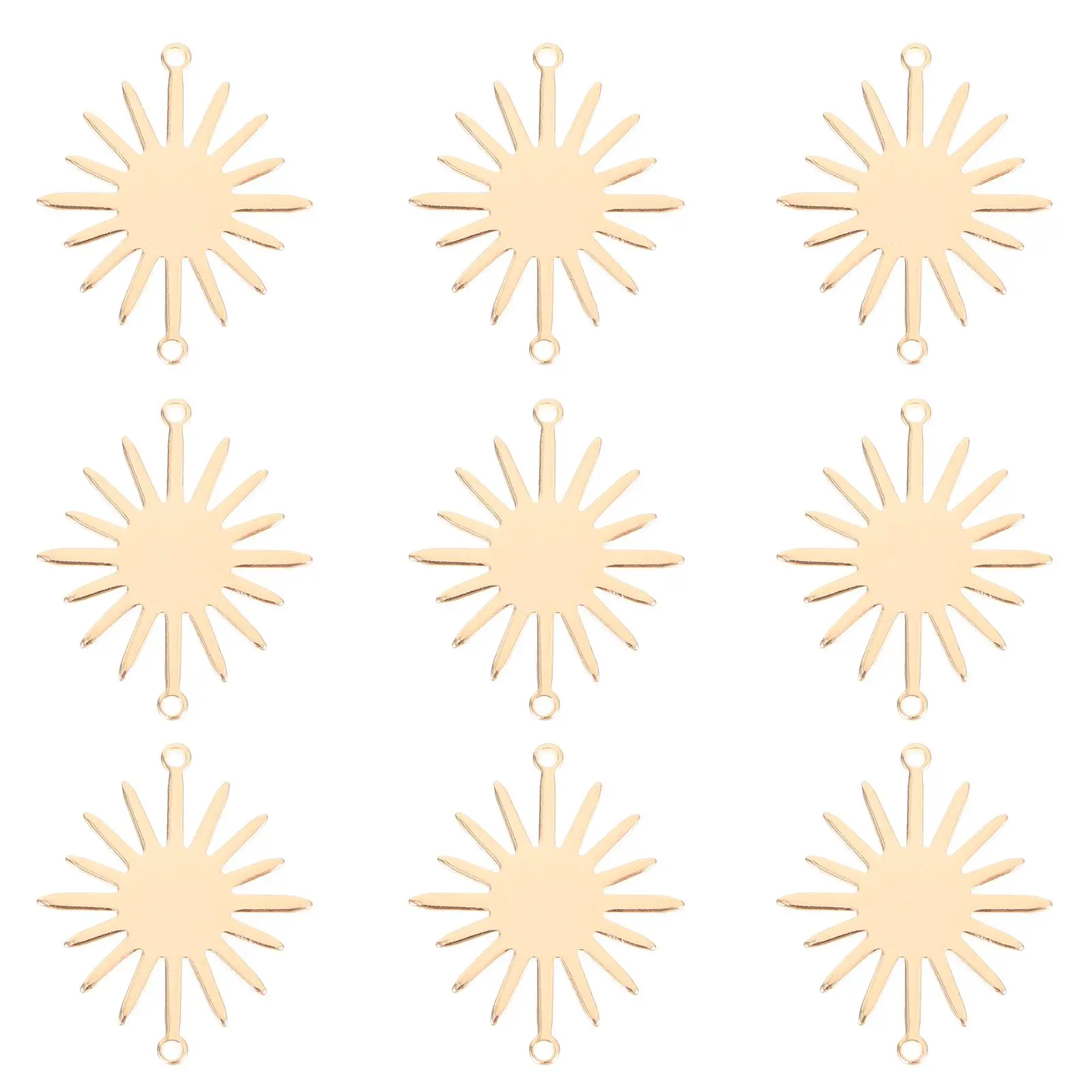 10 Copper Connector Pieces for Jewelry DIY Sunflower Necklace Bracelet Necklace Connector Charms Components Accessories
10 Copper Connector Pieces for Jewelry DIY Sunflower Necklace Bracelet Necklace Connector Charms Components Accessories