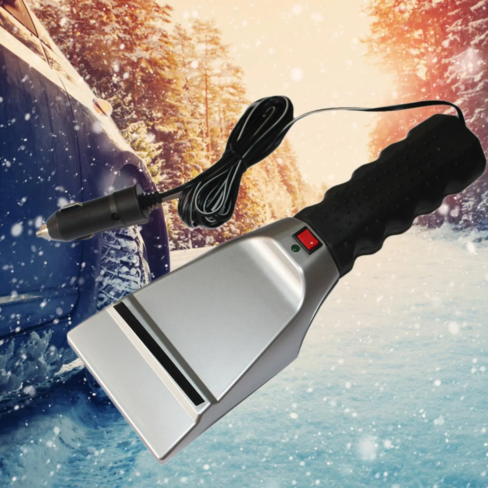 Легкий и удобный электрический скребок для лобового стекла с подогревом, универсальная лопата для удаления снега с автомобильных окон
Легкий и удобный электрический скребок для лобового стекла с подогревом, универсальная лопата для удаления снега с автомобильных окон