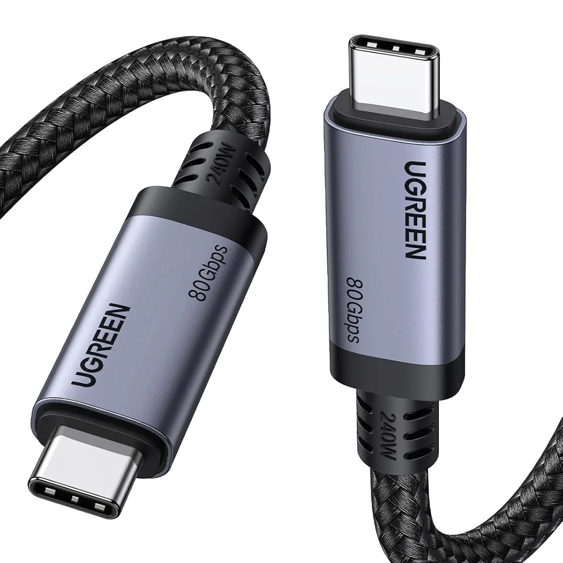 UGREEN USB C to USB C Cable 240W USB4 Gen4 80Gbps Premium 17K Dual 8K Triple 4K Display PD3.1 Type C Fast Charging
UGREEN USB C to USB C Cable 240W USB4 Gen4 80Gbps Premium 17K Dual 8K Triple 4K Display PD3.1 Type C Fast Charging