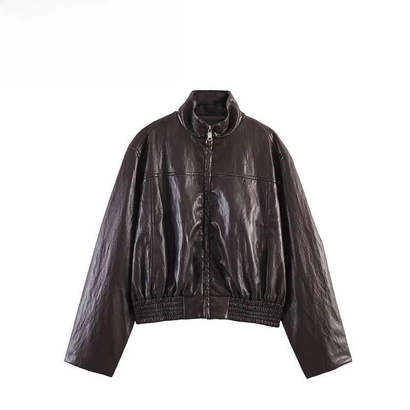 Fashionable Versatile Pilot Jacket Outerwear ZR Summer New Arrival Women's Standard Fit Long Sleeve Polyester Zipper Coat
Fashionable Versatile Pilot Jacket Outerwear ZR Summer New Arrival Women's Standard Fit Long Sleeve Polyester Zipper Coat
