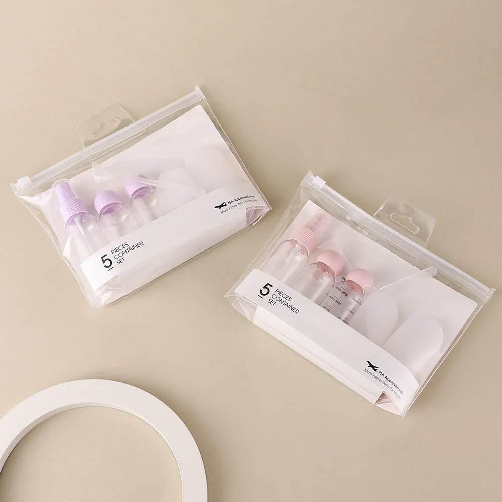 5Pcs Travel Size Empty Toiletry Cosmetic Bottles Kit Leak Proof Containers with Spatula And Funnel for Shampoo Lotion Skincare
5Pcs Travel Size Empty Toiletry Cosmetic Bottles Kit Leak Proof Containers with Spatula And Funnel for Shampoo Lotion Skincare