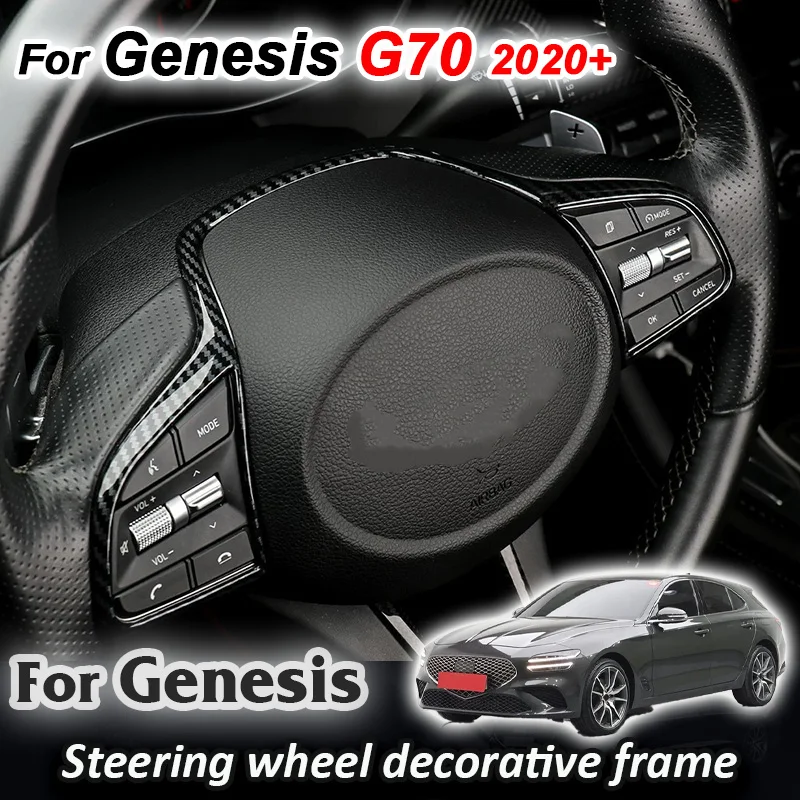 Car Steering wheel Cover For Genesis G70 I 2021 2022 2024 2025 2026 Decorative protective frame accessories interior Stickers
Car Steering wheel Cover For Genesis G70 I 2021 2022 2024 2025 2026 Decorative protective frame accessories interior Stickers