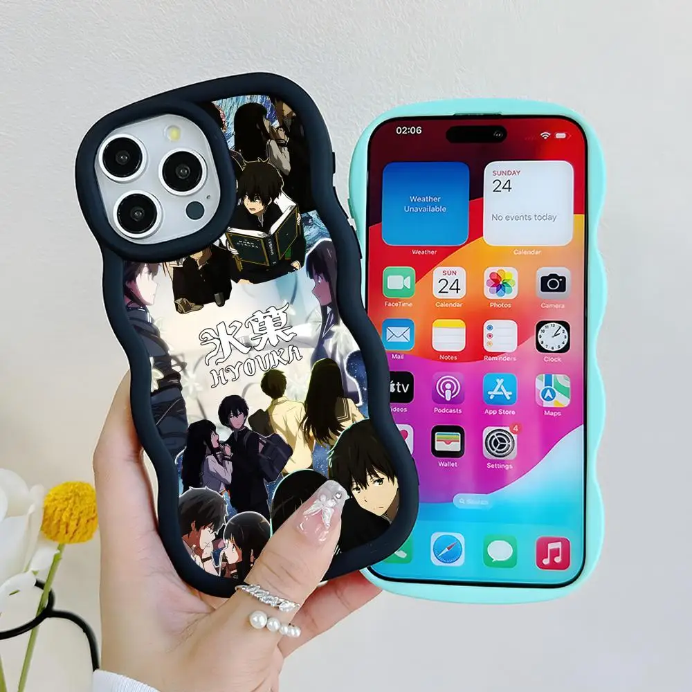 Anime Hyouka Mobile Phone Case for iPhone 17 16 15 14 13 12 11 Air Pro Max Plus Wavy Edge TPU Colorful Cover Pretty Smartphone
Anime Hyouka Mobile Phone Case for iPhone 17 16 15 14 13 12 11 Air Pro Max Plus Wavy Edge TPU Colorful Cover Pretty Smartphone