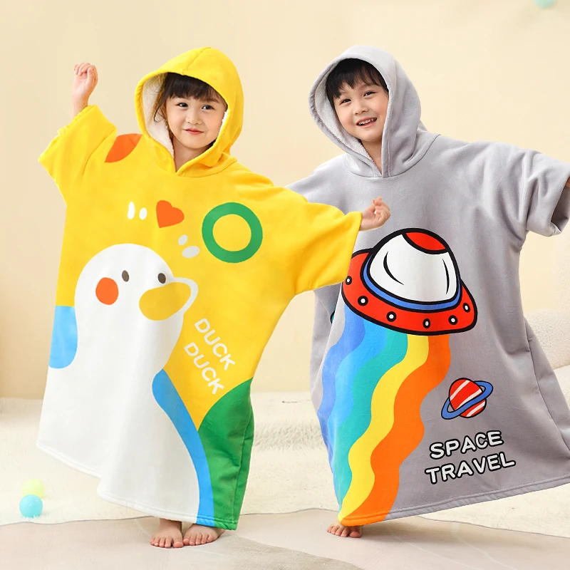Детское пончо, полотенце с длинными рукавами, впитывающий детский банный халат, полотенца с капюшоном для детей, теплый халат для душа для мальчиков, пляжное полотенце для девочек
Детское пончо, полотенце с длинными рукавами, впитывающий детский банный халат, полотенца с капюшоном для детей, теплый халат для душа для мальчиков, пляжное полотенце для девочек