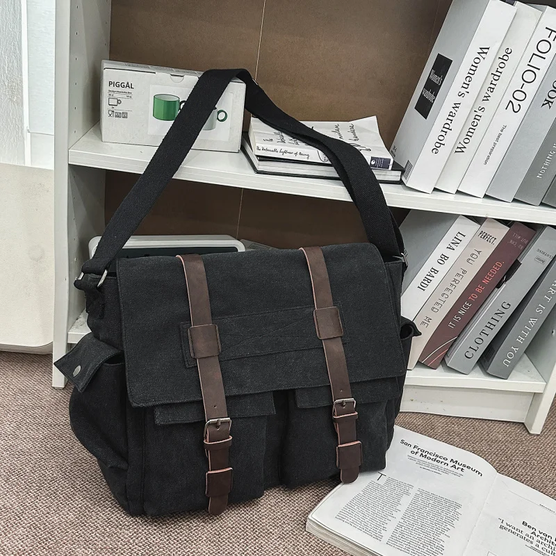 College-style large-capacity messenger bag2026Spring new handbag for commuting to work, briefcase for female students, school ba
College-style large-capacity messenger bag2026Spring new handbag for commuting to work, briefcase for female students, school ba