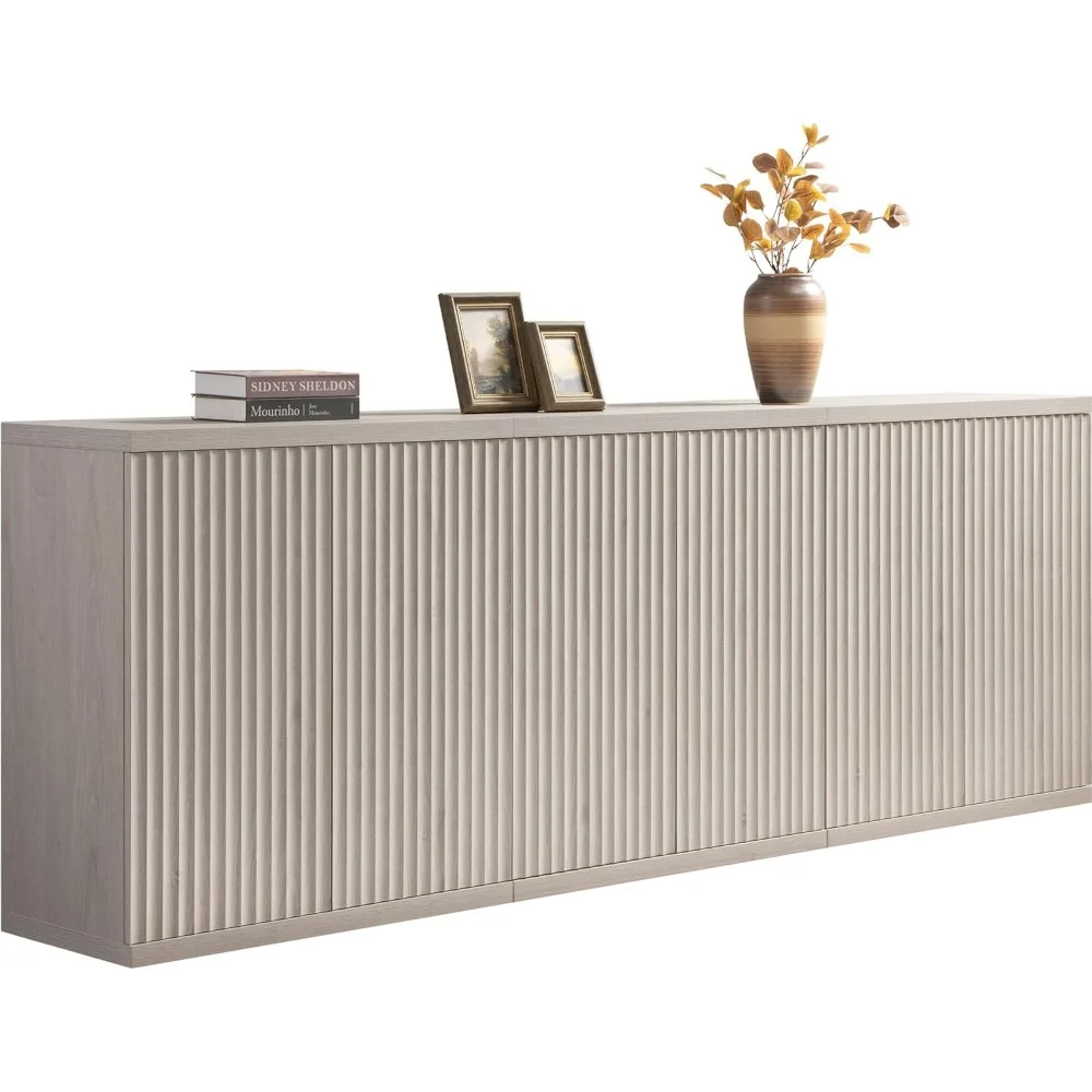 Шкаф-буфет с акцентом для хранения вещей Сервант Современная Credenza с дверцами и полками Рифленая медиаконсоль Кофейный бар середины века T
Шкаф-буфет с акцентом для хранения вещей Сервант Современная Credenza с дверцами и полками Рифленая медиаконсоль Кофейный бар середины века T
