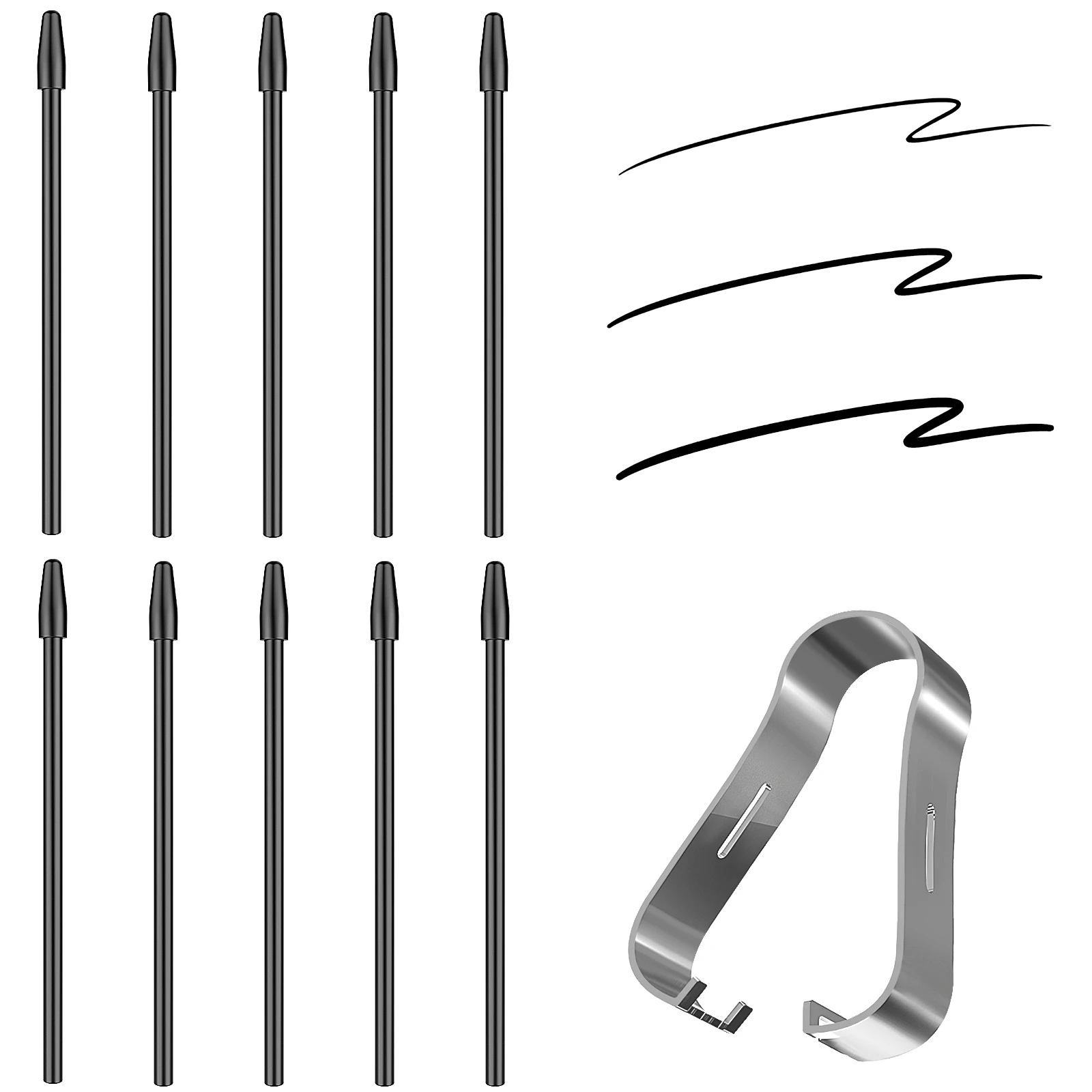 Наконечники ручки для замечательных 2,10 шт. мягких наконечников/наконечников ручки для замечательного 1 с инструментом для удаления пера, износостойкий и точный наконечник ручки
Наконечники ручки для замечательных 2,10 шт. мягких наконечников/наконечников ручки для замечательного 1 с инструментом для удаления пера, износостойкий и точный наконечник ручки