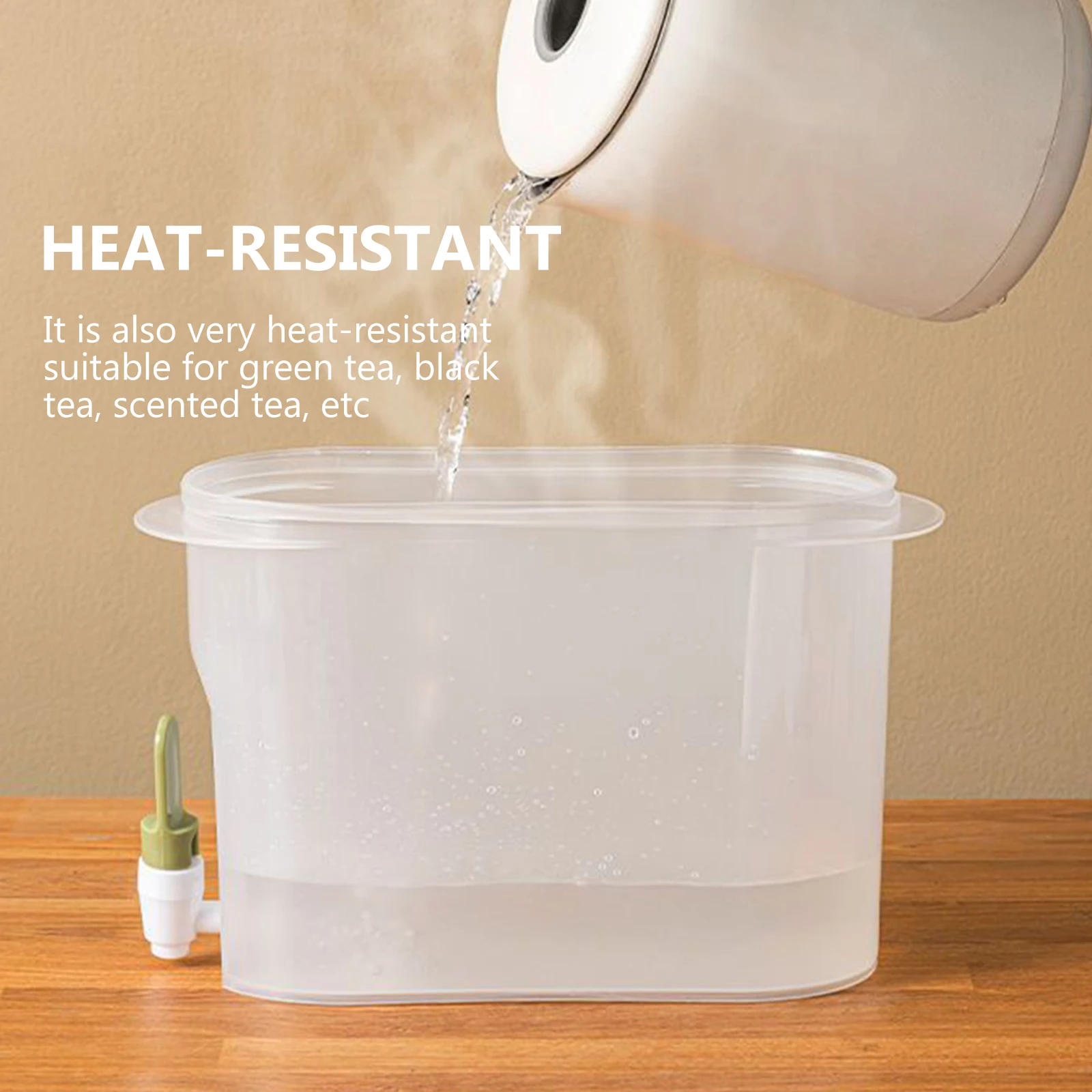 Cold Water Bottle Jugs Portable Pp Beverage Kettle Large Capacity Heat Resistant Faucet Tea Container Juice Holder Refrigerator
Cold Water Bottle Jugs Portable Pp Beverage Kettle Large Capacity Heat Resistant Faucet Tea Container Juice Holder Refrigerator