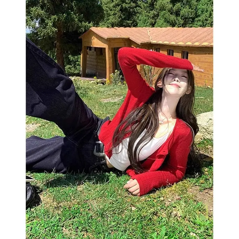 Sweaters Jumpers Cardigans Womens Japanese Oversized OL Colorful Shell Edge Button-Up BF Y2K Commute Professional Minimal Casual
Sweaters Jumpers Cardigans Womens Japanese Oversized OL Colorful Shell Edge Button-Up BF Y2K Commute Professional Minimal Casual