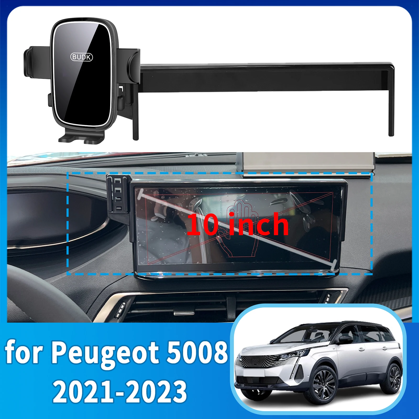 fit for Peugeot 5008 2021 2022 2023 Phone Holder, Dashboard Screen Mount Bracket Easy Installation Car accessoires
fit for Peugeot 5008 2021 2022 2023 Phone Holder, Dashboard Screen Mount Bracket Easy Installation Car accessoires