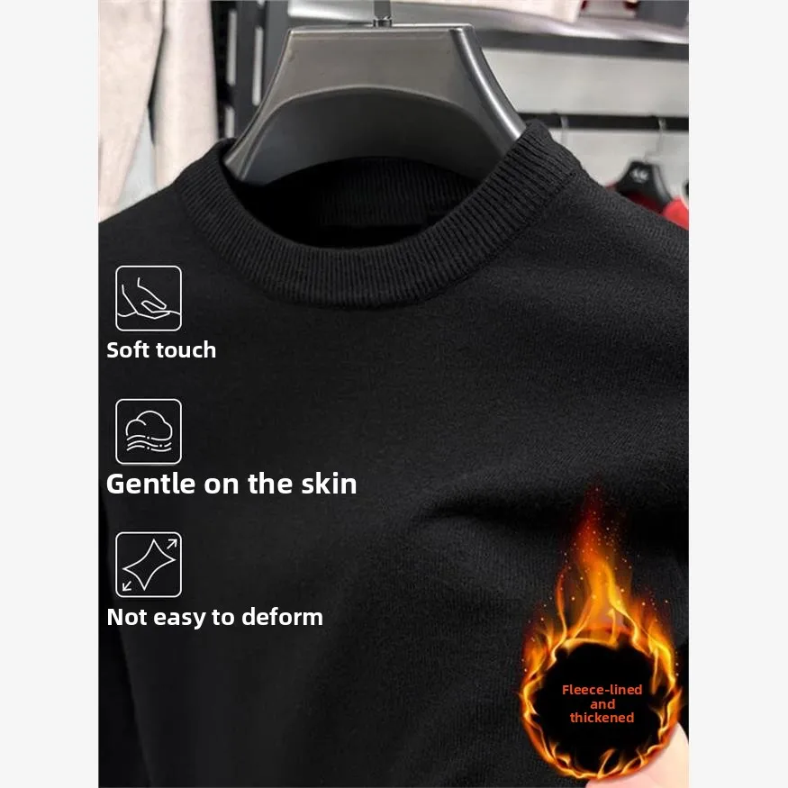 Мужской вязаный свитер Thiened на осень-зиму, круглый пуловер Ne, теплый трикотаж на подкладке, Ci Walk, внутренняя одежда с воротником
Мужской вязаный свитер Thiened на осень-зиму, круглый пуловер Ne, теплый трикотаж на подкладке, Ci Walk, внутренняя одежда с воротником