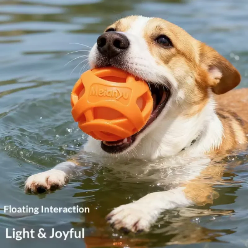 Durable Hollow Elastic Dog Chew Ball Floating Interactive Fetch Toy for Small Medium Dogs Teeth Cleaning Molar Bite Ball
Durable Hollow Elastic Dog Chew Ball Floating Interactive Fetch Toy for Small Medium Dogs Teeth Cleaning Molar Bite Ball