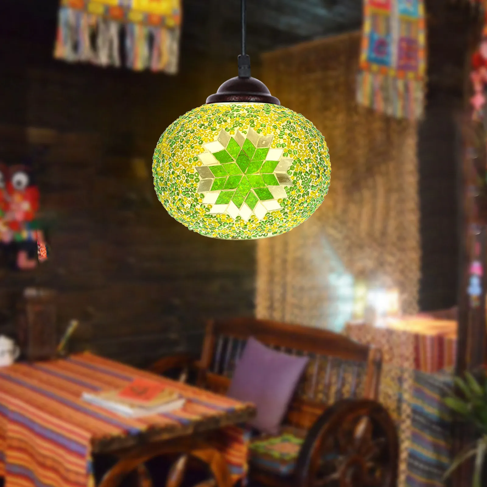 Lamp Shade Colored Glass Mosaic Pattern Table Lampshade Decorative Lamp Cover for Bedroom Study Living Room Warm Light
Lamp Shade Colored Glass Mosaic Pattern Table Lampshade Decorative Lamp Cover for Bedroom Study Living Room Warm Light