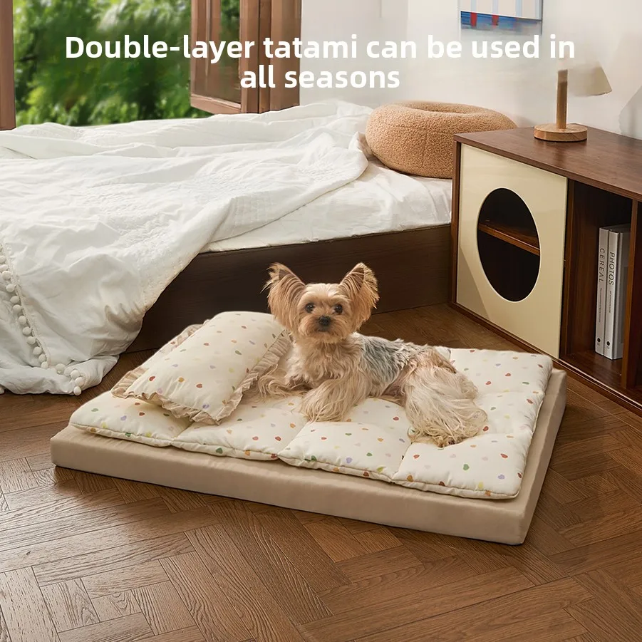 New Summer Dog Bed Pet Mat, Removable Washable Sleeping Pad, Suitable for All Seasons for Small and Medium Dogs, Lying Pad
New Summer Dog Bed Pet Mat, Removable Washable Sleeping Pad, Suitable for All Seasons for Small and Medium Dogs, Lying Pad