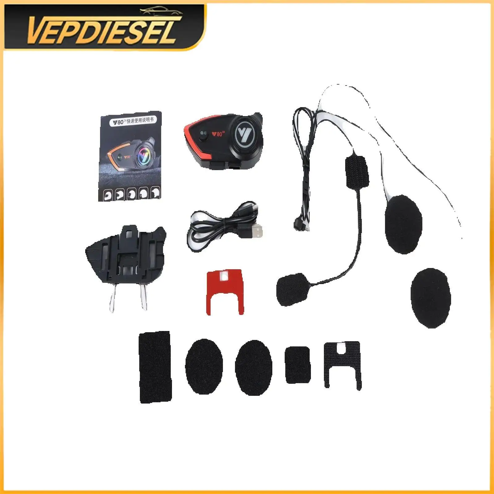 Y80-2x Motorcycle Helmet Bluetooth Intercom Headset 800M Intercom Dual Intercom for Universal Motorcycle Helmets
Y80-2x Motorcycle Helmet Bluetooth Intercom Headset 800M Intercom Dual Intercom for Universal Motorcycle Helmets