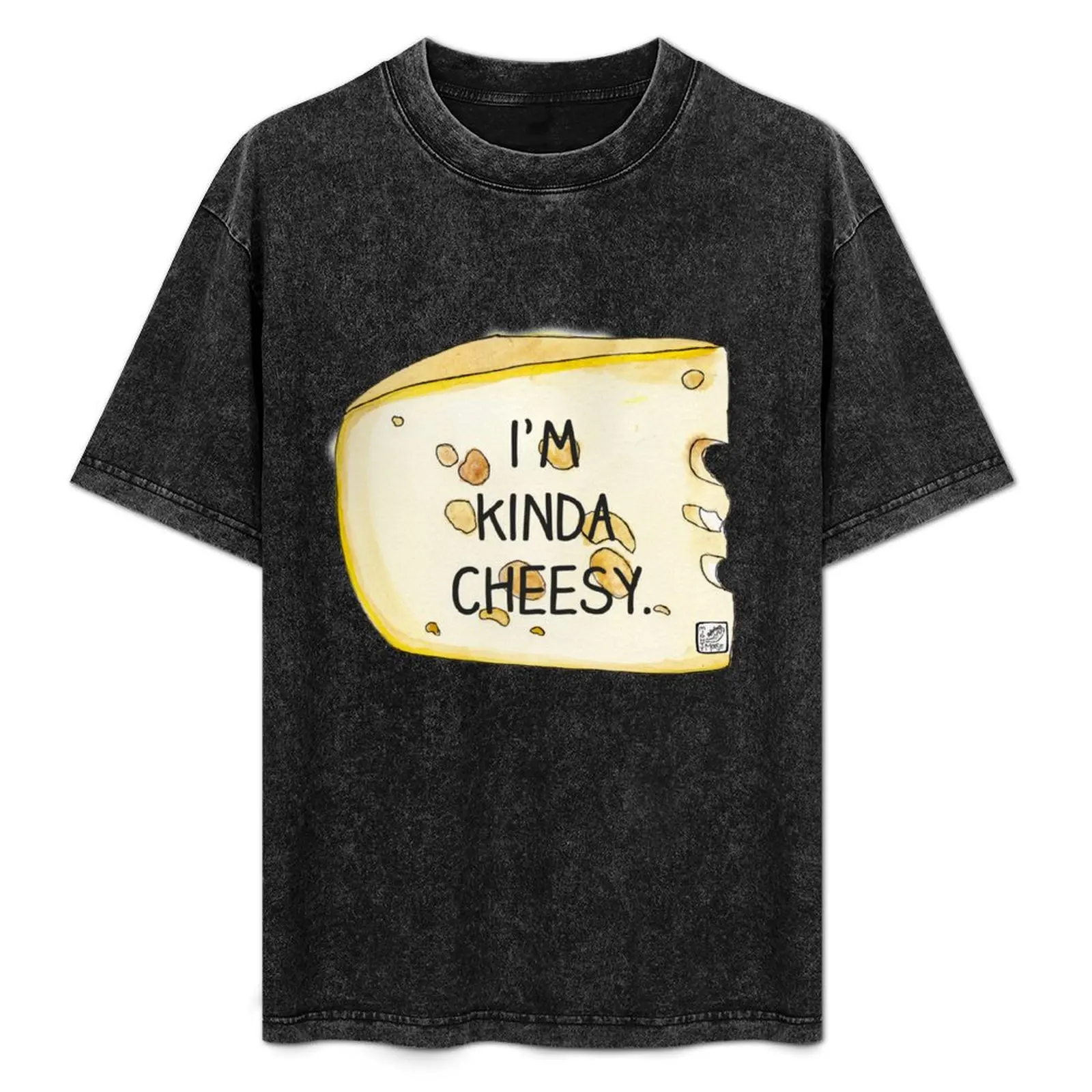 Kinda Cheesy. T-Shirt Simple Line Art Print Tee
Kinda Cheesy. T-Shirt Simple Line Art Print Tee