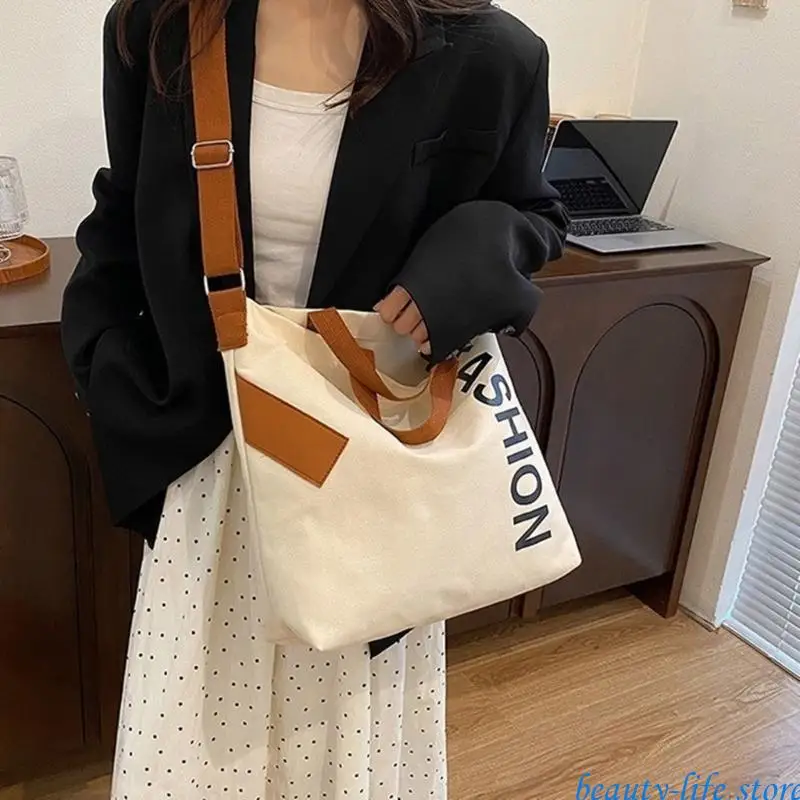 Vintage Letter Canvas Crossbody Handbag Japanese Shoulder Bag with Top Handle 517D
Vintage Letter Canvas Crossbody Handbag Japanese Shoulder Bag with Top Handle 517D