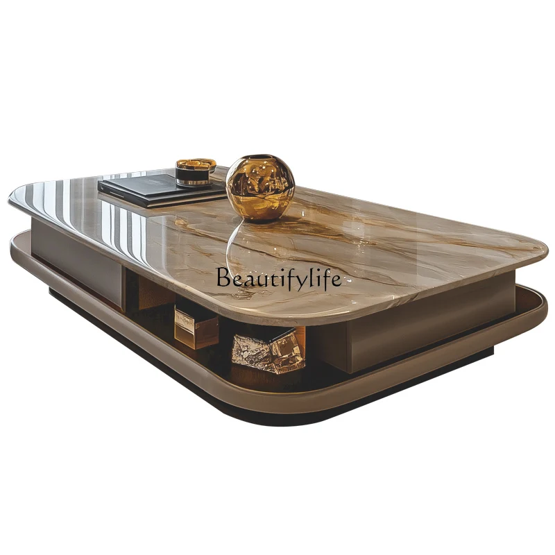 Modern coffee table light luxury advanced sense microcrystalline stone creative living room extended coffee table
Modern coffee table light luxury advanced sense microcrystalline stone creative living room extended coffee table