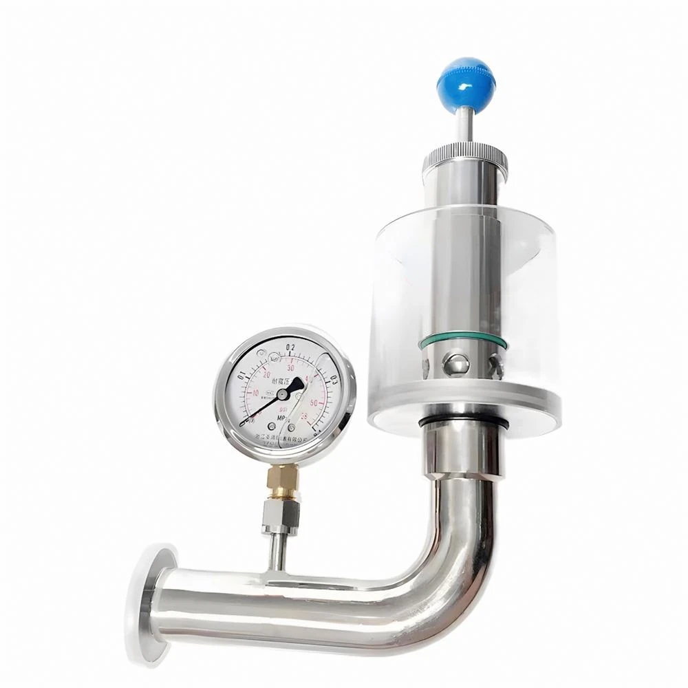 1.5Inch Tri Clamp 0.2-2.2 Bar Sanitary Adjustable Pressure Relief Direct Safety Valve SUS304 Stainless Steel Beer Brew
1.5Inch Tri Clamp 0.2-2.2 Bar Sanitary Adjustable Pressure Relief Direct Safety Valve SUS304 Stainless Steel Beer Brew