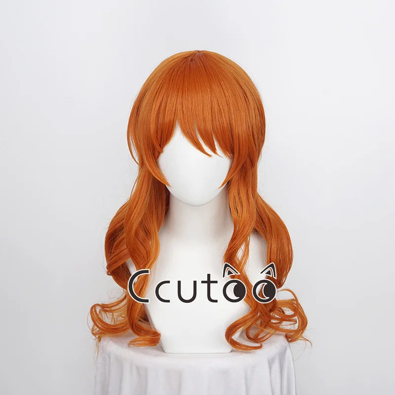 Nami Wig Cosplay Long Curly Adult Orange Heat Resistant Cosplay Wigs Anime Nami Women Girl Wigs Synthetic Halloween Party Wigs
Nami Wig Cosplay Long Curly Adult Orange Heat Resistant Cosplay Wigs Anime Nami Women Girl Wigs Synthetic Halloween Party Wigs
