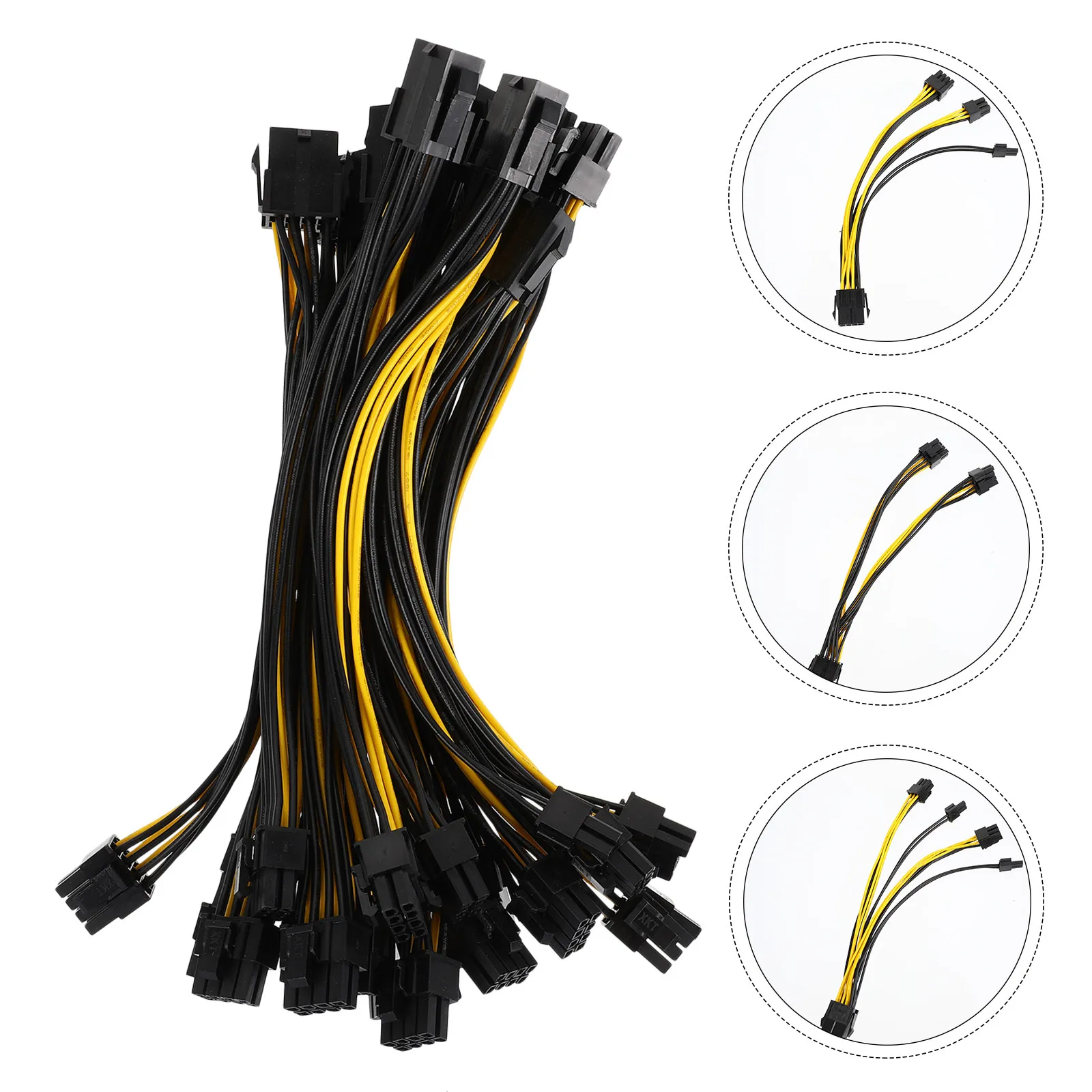 10Pcs Graphics Cards Extension Cord Female 8P to Dual 6 and 2 Pin Power Cable GPU Power Supply Extension for Mining Machine Pc
10Pcs Graphics Cards Extension Cord Female 8P to Dual 6 and 2 Pin Power Cable GPU Power Supply Extension for Mining Machine Pc