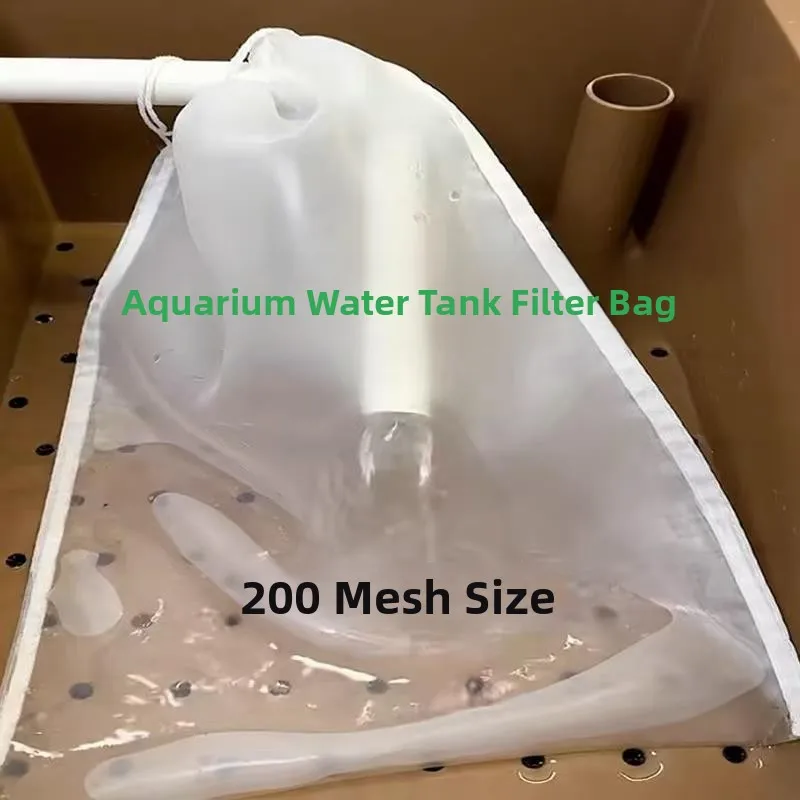 Nylon Mesh Fish Tank Filter Bag 200 Mesh Net Water Purification Waste Material for Freshwater Fish Aquarium Cleaning Tools
Nylon Mesh Fish Tank Filter Bag 200 Mesh Net Water Purification Waste Material for Freshwater Fish Aquarium Cleaning Tools