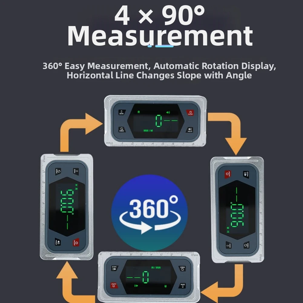 1Pc High Precision Digital Protractor Magnetic Base Backlit LCD Angle Finder For Metal Pipe Measurement Layout Tool
1Pc High Precision Digital Protractor Magnetic Base Backlit LCD Angle Finder For Metal Pipe Measurement Layout Tool