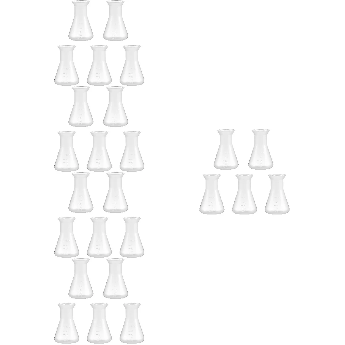 5pcs Set of 5 Chemistry Flask Plastic Cone Bottle Science Bottles Flasks PP Laboratory Conical Glassware
5pcs Set of 5 Chemistry Flask Plastic Cone Bottle Science Bottles Flasks PP Laboratory Conical Glassware