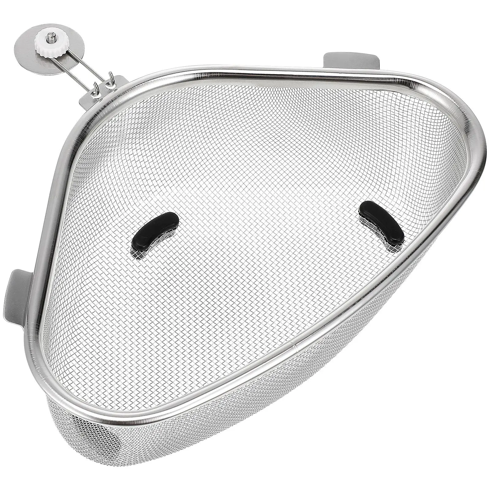 Drain Basket Fine Mesh Strainer Triangle Sink Kitchen Supplies Stainless Steel Portable Practical Durable Safe
Drain Basket Fine Mesh Strainer Triangle Sink Kitchen Supplies Stainless Steel Portable Practical Durable Safe