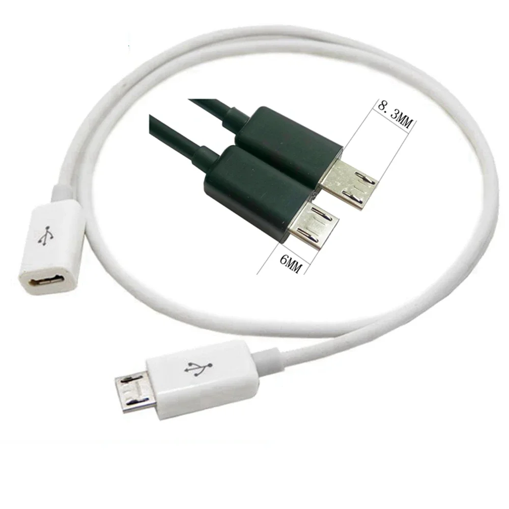 Extended micro USB5 core extension cable for Android phones. Android male to female five core supports OTG extension cable
Extended micro USB5 core extension cable for Android phones. Android male to female five core supports OTG extension cable