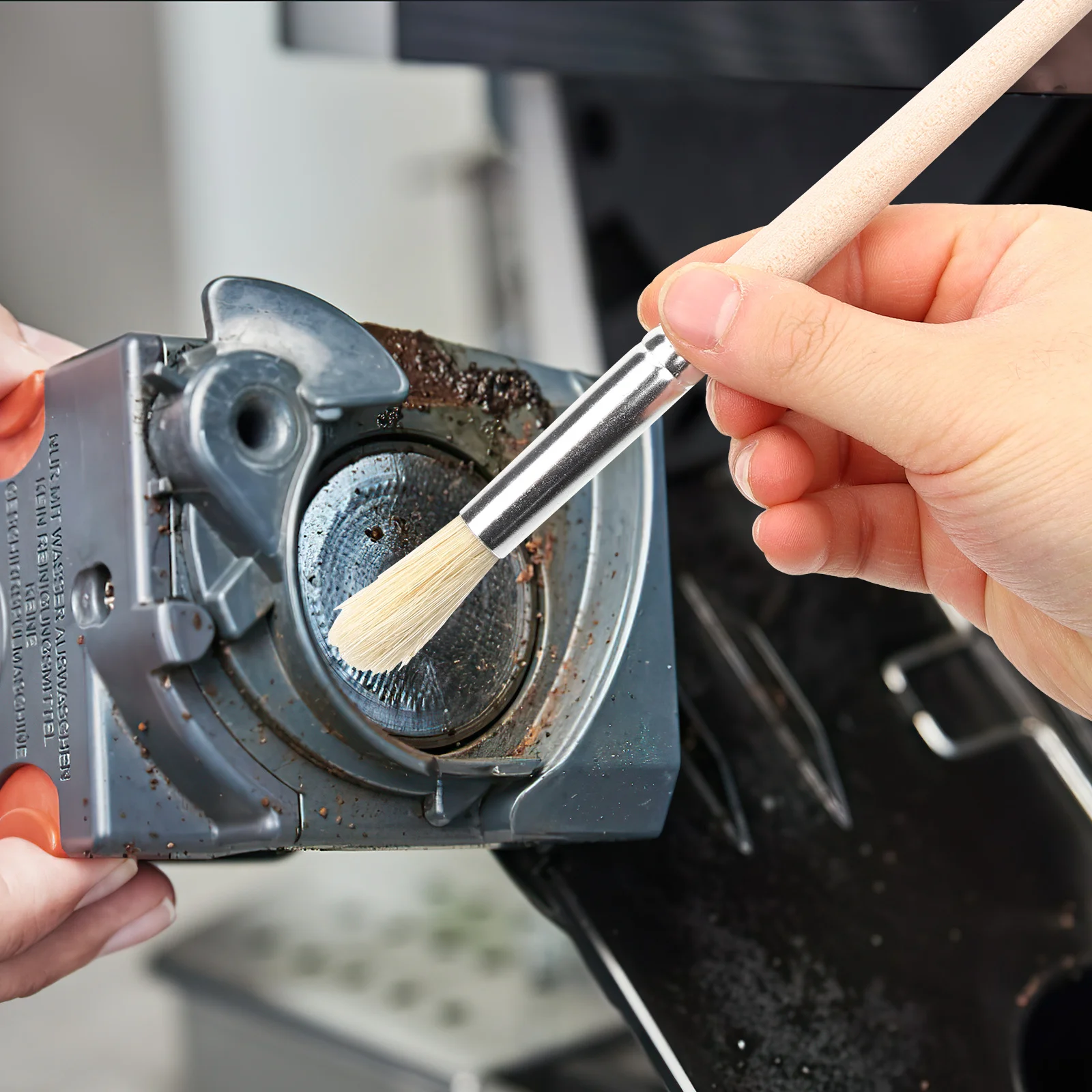 1 set 1 Set Coffee Machine Cleaning Brush Kit Double Headed For Espresso Baking Dusting Odor Resistant Bristles Long 
1 set 1 Set Coffee Machine Cleaning Brush Kit Double Headed For Espresso Baking Dusting Odor Resistant Bristles Long