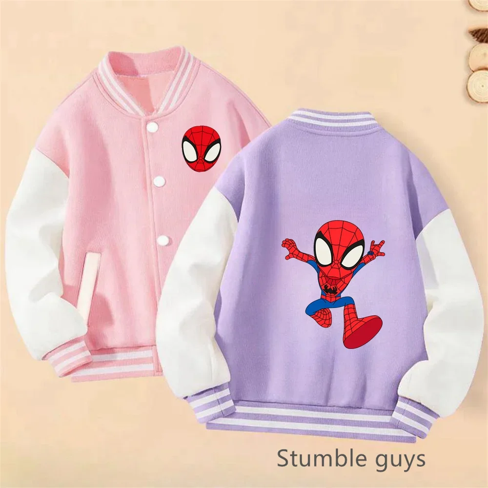 Spiderman Baseball Uniform Kids Boys Clothes Kawaii Girls Long Sleeve Warm Hoodie Sportswear
Spiderman Baseball Uniform Kids Boys Clothes Kawaii Girls Long Sleeve Warm Hoodie Sportswear