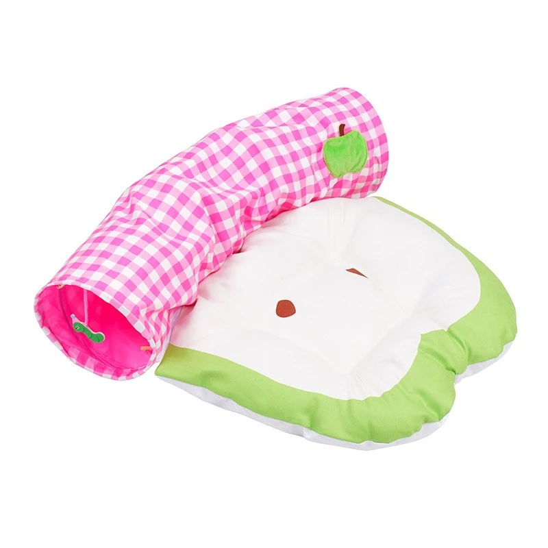Green apple cat tunnel universal in all seasons, removable and washable tunnel cat nest play and rest integrated escape house
Green apple cat tunnel universal in all seasons, removable and washable tunnel cat nest play and rest integrated escape house
