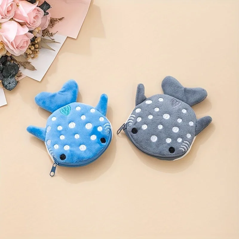 Adorable Shark Plush Coin Pouch Soft Polyester Cartoon Animal Design with Zipper Closure,Cute Shark Shape Purse,Perfect Gift
Adorable Shark Plush Coin Pouch Soft Polyester Cartoon Animal Design with Zipper Closure,Cute Shark Shape Purse,Perfect Gift