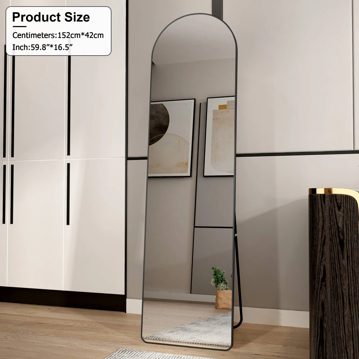 The 3st generation of floor mounted full length mirrors. Aluminum alloy metal frame arched wall mirror, bathroom makeup mirror,
The 3st generation of floor mounted full length mirrors. Aluminum alloy metal frame arched wall mirror, bathroom makeup mirror,