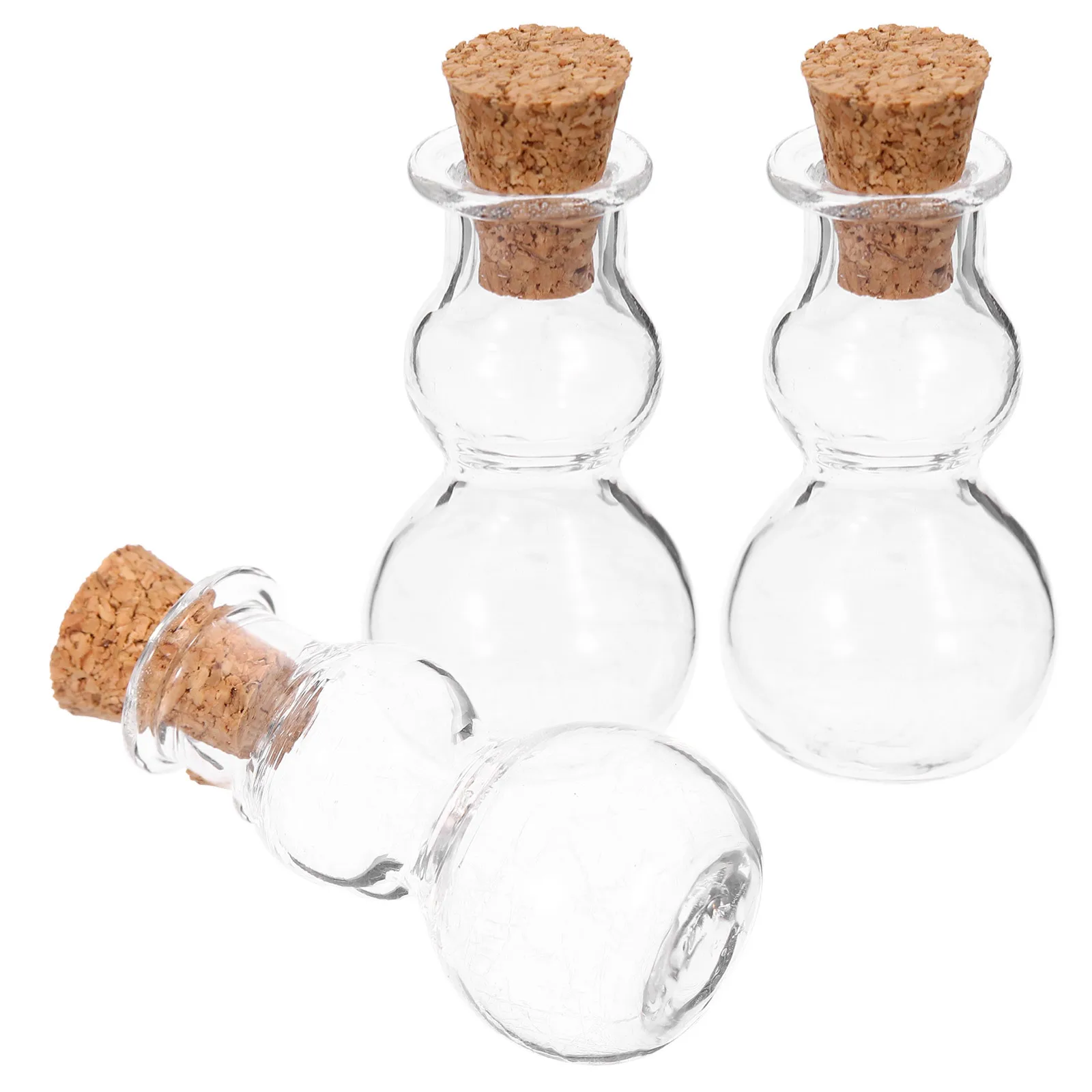 3Pcs Transparent Glass Wishing Bottles Corked Drift Jars for DIY Decorations Perfume Containers Home Office Use
3Pcs Transparent Glass Wishing Bottles Corked Drift Jars for DIY Decorations Perfume Containers Home Office Use