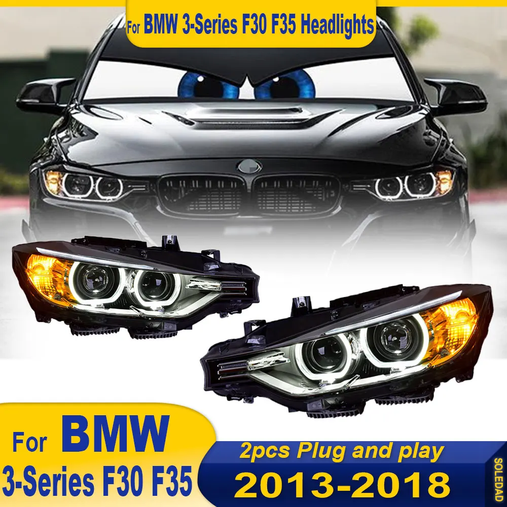 Автомобильная фара для BMW 3 серии F30 F35 320i 325i 2013-2018, высокая конфигурация, объектив «ангельские глазки», ксеноновый автосвет, ремонт в сборе
Автомобильная фара для BMW 3 серии F30 F35 320i 325i 2013-2018, высокая конфигурация, объектив «ангельские глазки», ксеноновый автосвет, ремонт в сборе