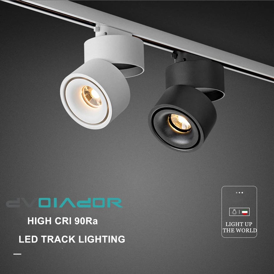 Foldable Led Track Lights Surface Mounted Downlight Spotlights Adjustable Angle Track Lighting Spot Lamp for Home Kitchen Store
Foldable Led Track Lights Surface Mounted Downlight Spotlights Adjustable Angle Track Lighting Spot Lamp for Home Kitchen Store