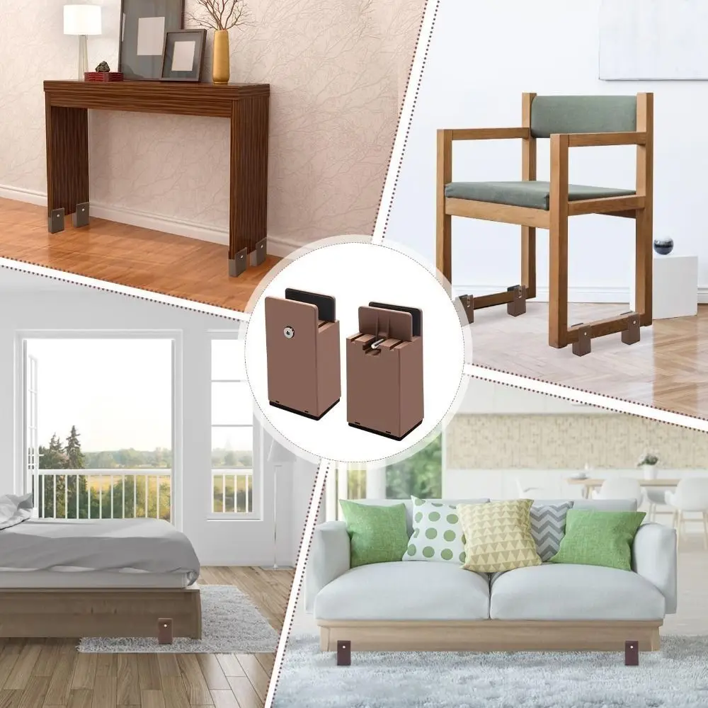Splint-type Chair Feet Riser Moisture-proof Base Height-increasing Bed Leg Mat Screw Clamp Stable Furniture Heightening Leg Pad
Splint-type Chair Feet Riser Moisture-proof Base Height-increasing Bed Leg Mat Screw Clamp Stable Furniture Heightening Leg Pad